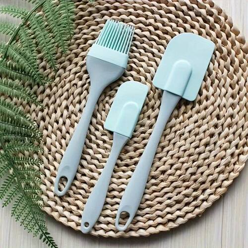 3PCS Cream Scraper DIY Bread Cake Butter Spatula Mixer Oil B