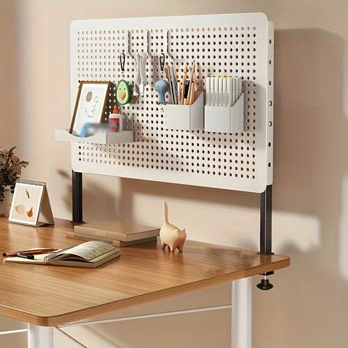 Desktop organizer, DIY pegboard combination kit, desk drawer