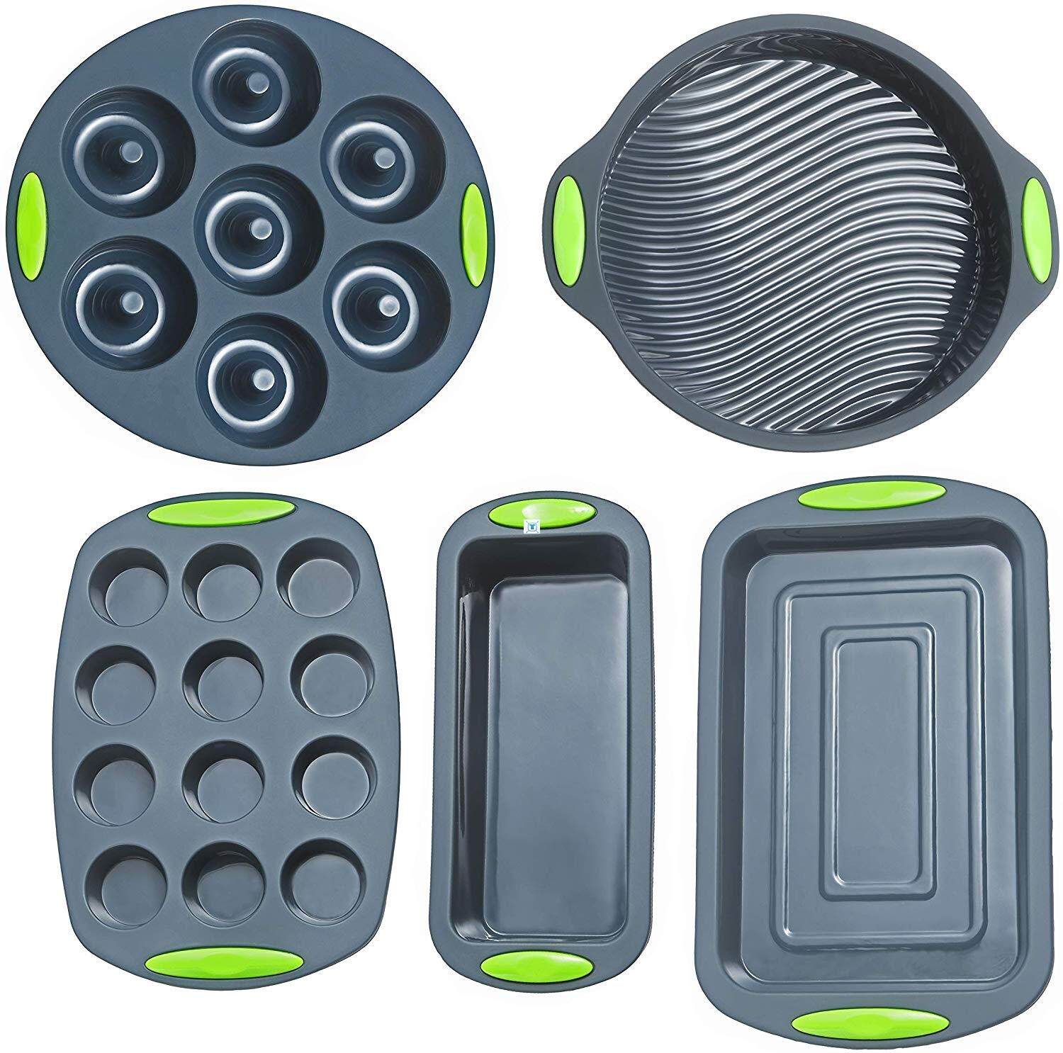 Silicon Bakeware Cake Mold Grade Baking Pans Round Cake Cupc - 实物图