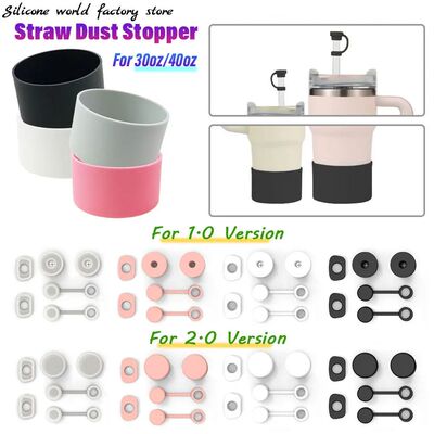 Silicone World 6PCS/Set Silicone Spill Proof Stopper For Sta