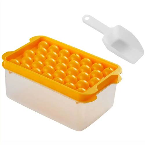 Food Grade Ice Cube Tray Set Large Capacity 3 Piece Design E