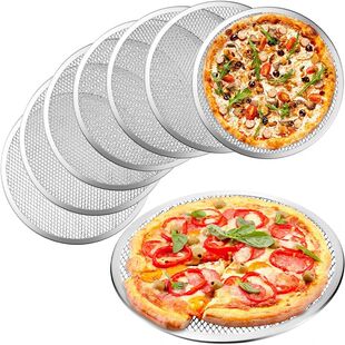 Round Aluminum Alloy Pizza Pan with Holes 8/10/12/14inch Non