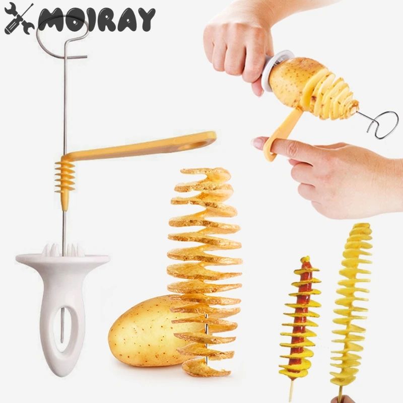 Spiral Potato Cutter Twisted Slice Potato Tower Whirlwind Po