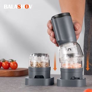 Rechargeable Electric Pepper Grinder Set Automatic Salt and