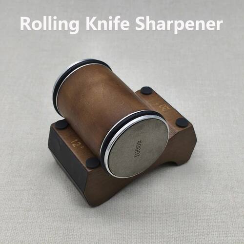 New Design Rolling Knife Sharpener 4 Angle 12/15/18/20 Woode