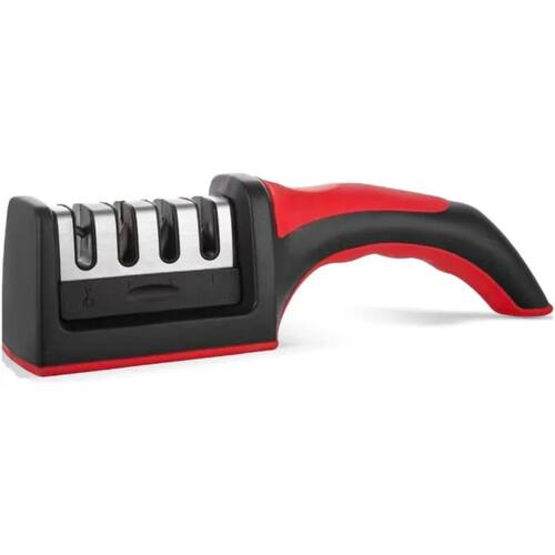 3-Stage Portable Knife Sharpener – Anti-Slip Tool to Restor