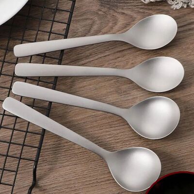 New Portable Titanium Spoon Long Handle Environmental Outdoo