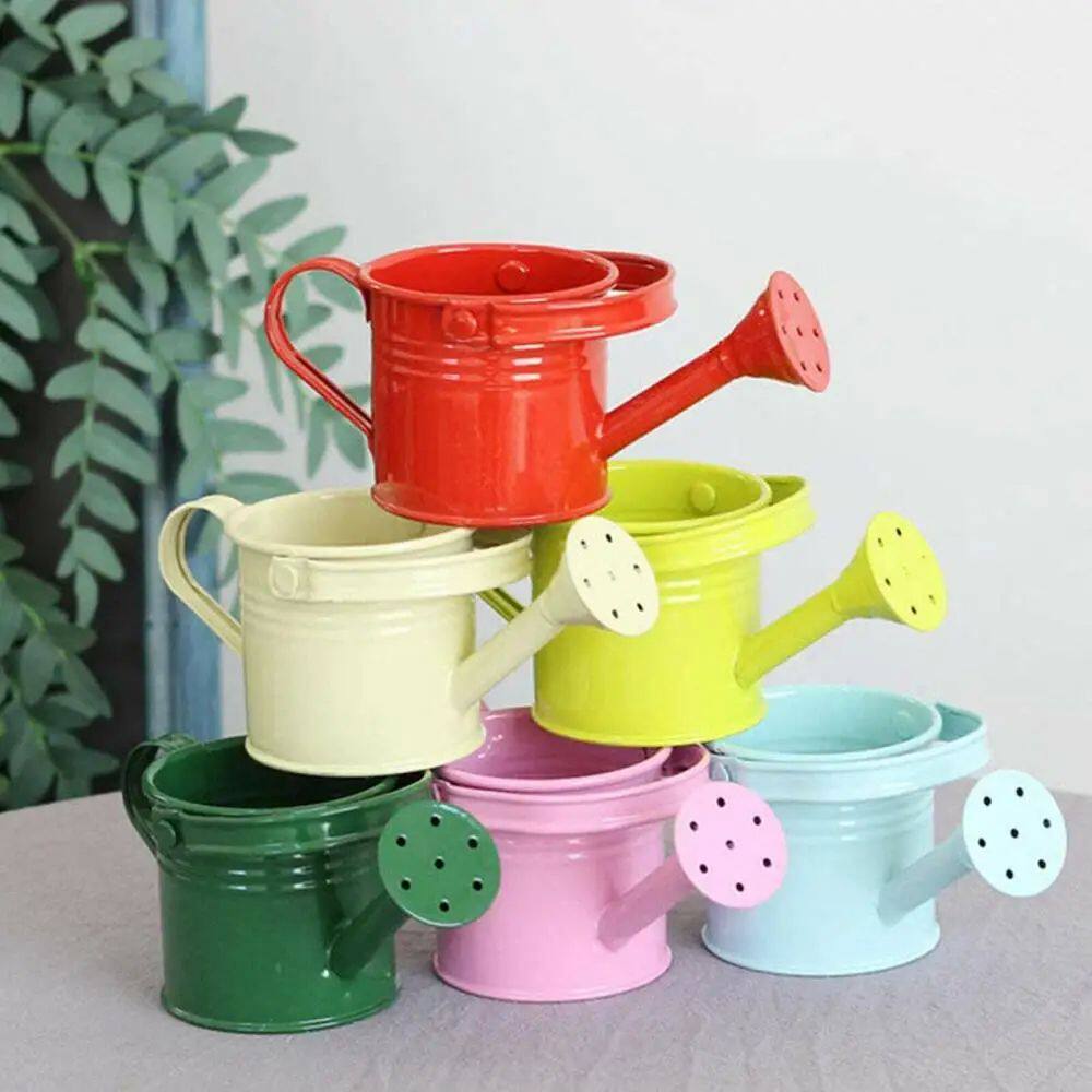 New Metal Watering Can Garden Flower Kettle Mini Small Water