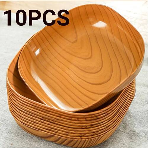 10PCS Japanese-style Plastic Dish Multifunctional Simple Imi