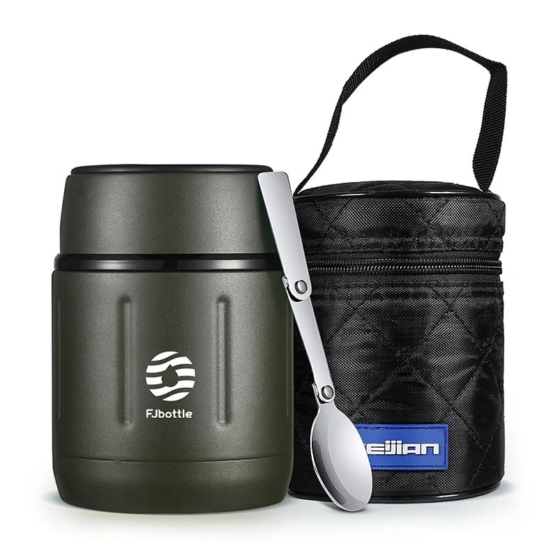 FEIJIAN 500ml Food Thermos,  316 Stainless Steel Vacuum Insu