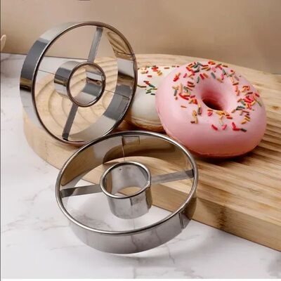 DIY Stainless Steel Donut Mold Cake Decorating Baking Tools