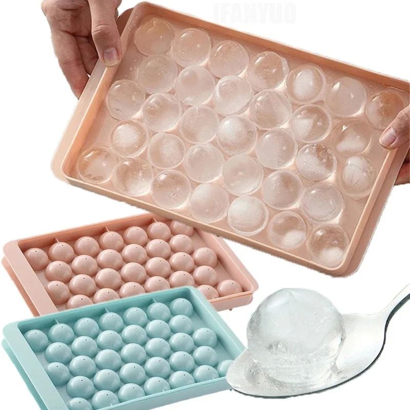33 Ice Ball Mold - Whiskey Cocktail Round Ice Cube Maker wit图片