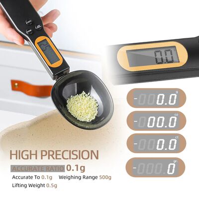 LCD Digital Measurement Weighing Spoon Kitchen Scale Electro
