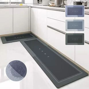 Diatomite Mat Kitchen Rug Non-slip Kitchen Long Carpet Super