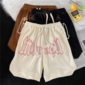 运动短裤 中裤 男夏季 青少年帅气百搭薄款 子 潮牌直筒外穿五分裤 美式