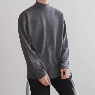 捡漏外贸原单尾货保暖内衣男士冬季修身大码内穿半高领t恤衫