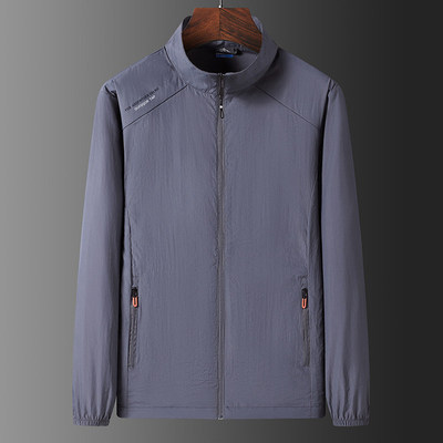 清仓捡漏外贸尾货薄款防晒衣男士外套夏季立领宽松透气冰丝防晒服