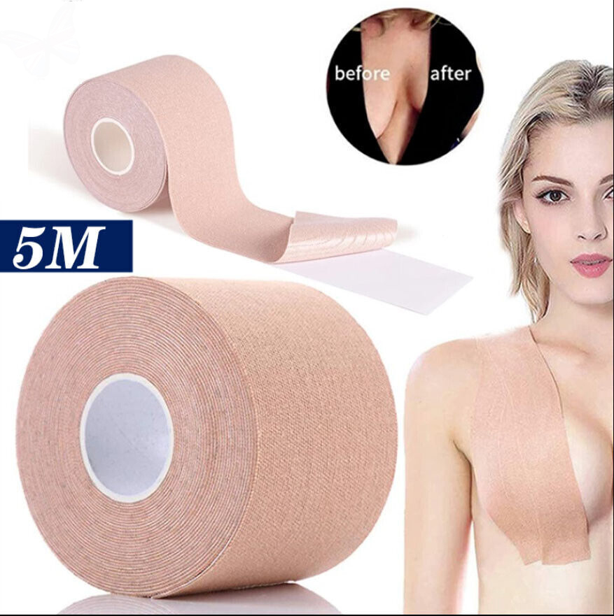 5m Body Invisible Bra Boob Tape Nipple Cover Breast Lift Pus 女士内衣/男士内衣/家居服 乳贴 原图主图