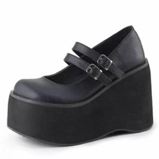 women platform shoes single shoes Mary Jane shoes big size4