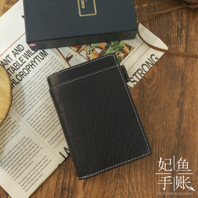 日本ASHFORD活页夹牛皮手账本