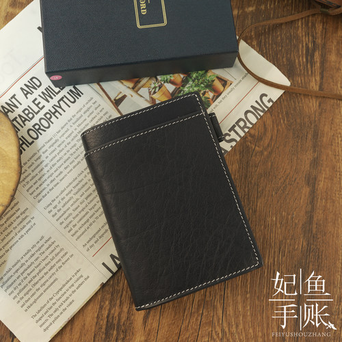 日本ASHFORD活页夹牛皮手账本