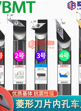 仿形内孔车削/越程槽35度车刀杆刀柄96度95度93度117.5度刀架VBMT