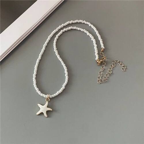 Spring Summer Necklace for Women Girl Cute Romantic Starfish