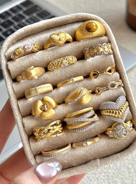 Mid-ancient Style S925 Sterling Silver Zircon Wire Drawing R