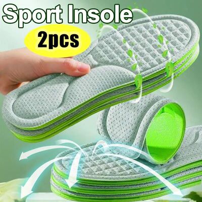 2PCS Soft Memory Foam Insoles for Shoes Men Women Deodorant