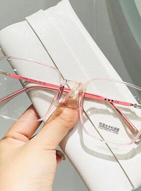 Clear Myopia Glasses Women Men Anti-blue Light Computer Glas