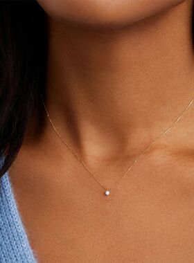 Crystal Zircon 925 Sterling Silver Necklace For Women Penden