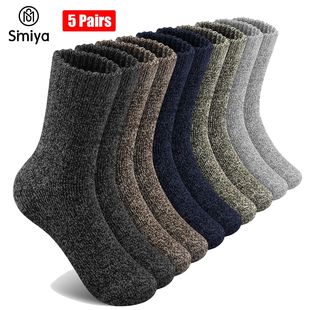 Socks Mens Warm Pairs Wint Thick Wool Hiking Thermal