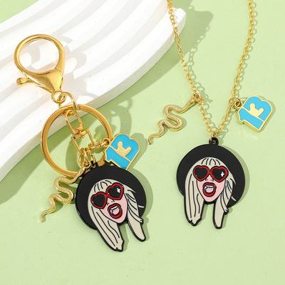 Taylor Swift Necklace Keychain Mildew Surrounding Accessorie