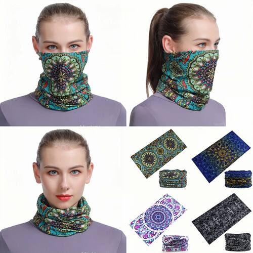 Fashion Paisley Pattern Design Seamless Bandanas For Woman H