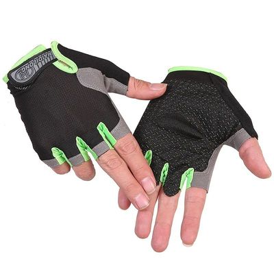 Fingerless Gym Training Gloves for Men Women Cycling Gloves