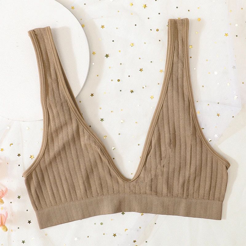 Deep V-neck Seamless Bra Push Up Bras For Women Bralette Sex