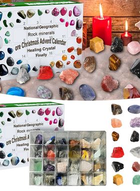 Christmas Advent Calendar Ore Gemstone Collection Count Down