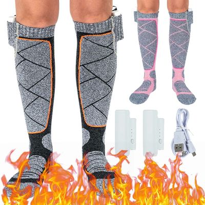 Heated Socks Man Winter Thermal Heated Foot Warmer Rechargea