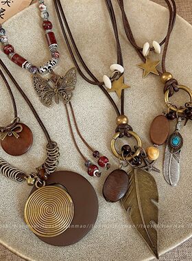 Bohemian Style Necklace Women's Chinese Style Necklace Ethni
