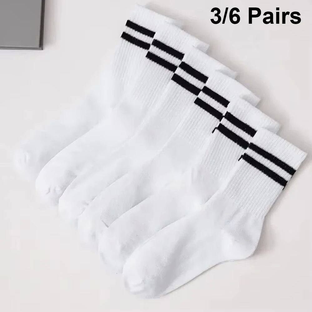 3/6 Pairs  Women Mid-Tube Socks Solid Colour Autumn Winter B,女士内衣/男士内衣/家居服,中筒袜,淘宝优惠券,粉丝福利购,淘宝优惠卷