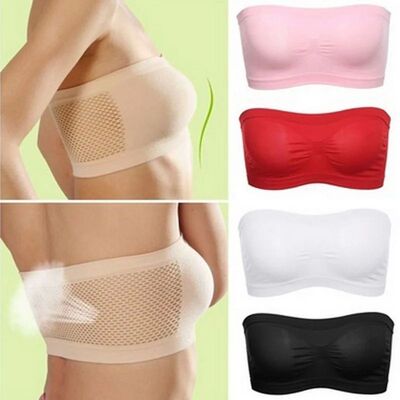 Women'S Underwear Seamless Wrapped Chest Without Rims Sports