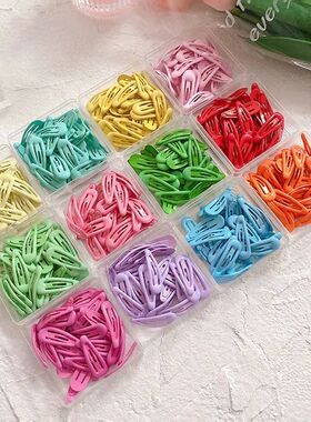 20pcs/lot 3cm Children Cute Colorful Waterdrop Shape BB Hair