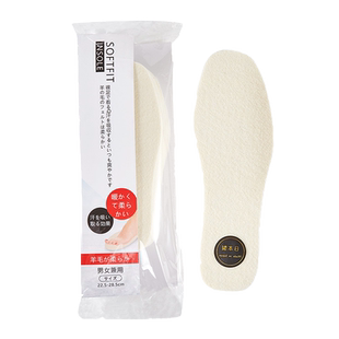 日本羊毛鞋垫男女冬天季防寒透气保暖超薄款加绒裁剪毛毡皮毛一体