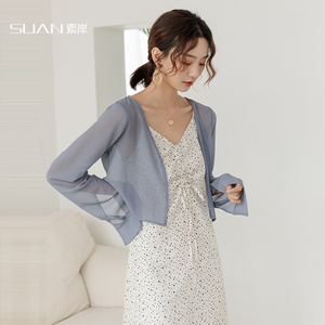 雪纺防晒衣女短款