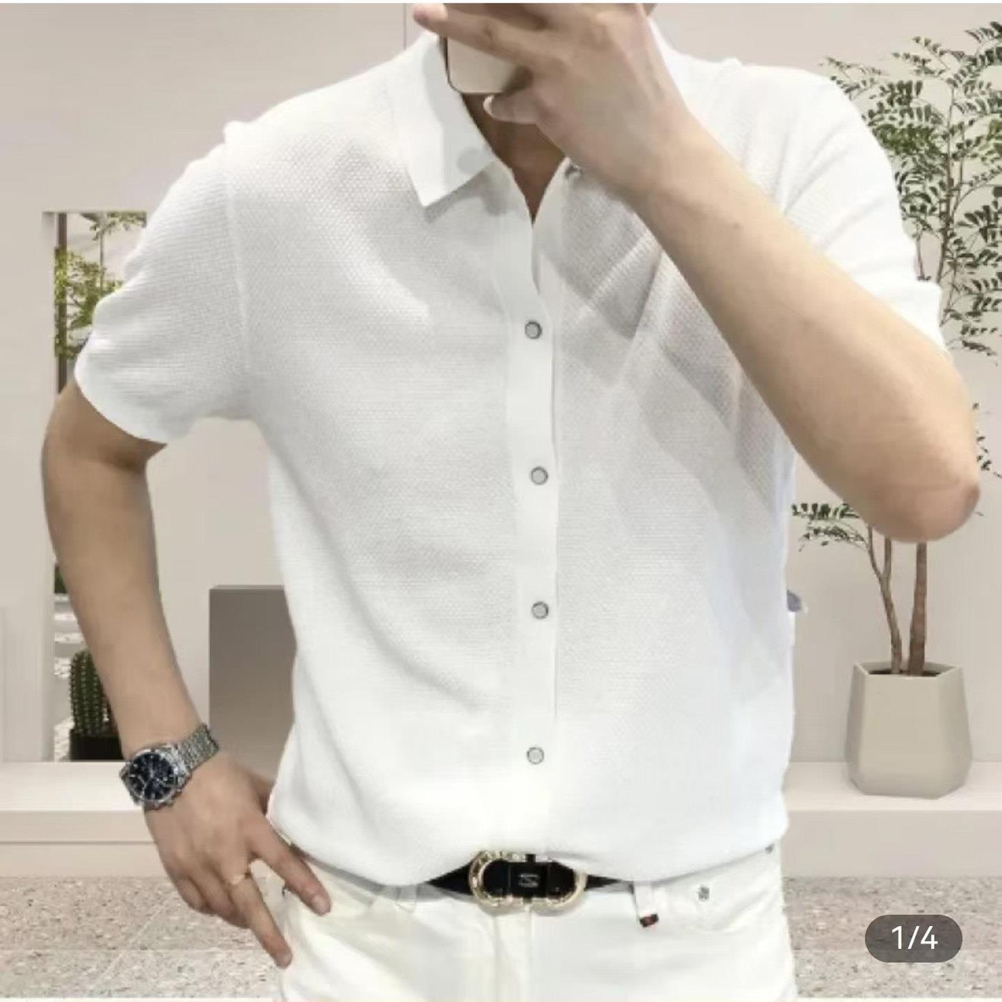 万苏男装2026夏季男士POLO衫半袖时尚运动短袖开衫翻领针织衬衫潮