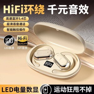 德国柏林之声无线蓝牙耳机2025新款骨传导挂耳式超长续航运动耳机