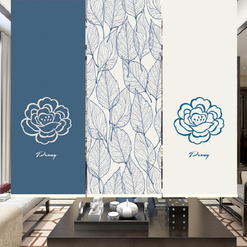 现代中式复古简约牡丹