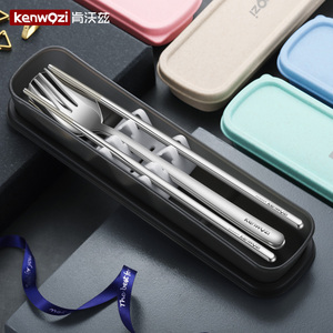 304不锈钢筷子勺子叉子家用
