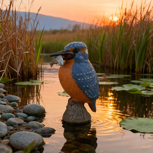 儿童仿真动物鸟类野生模型玩具实心静态雀鸟站立小鸟鹦鹉桌面摆件