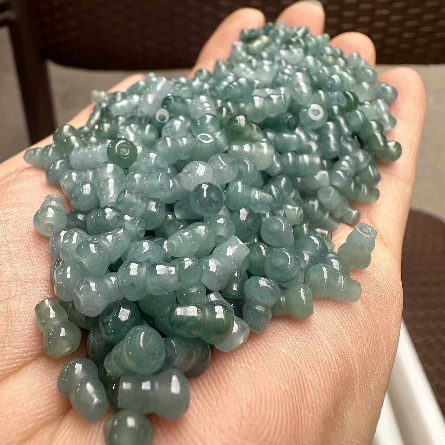 精品蓝水翡翠A货直孔葫芦玉石小吊坠古风手工编织配珠diy饰品配饰,饰品/流行首饰/时尚饰品新,其他DIY饰品配件,淘宝优惠券,粉丝福利购,淘宝优惠卷